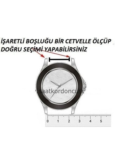 Breitling Modeli 22mm Turuncu Renk Silikon Saat Kordonu Turuncu