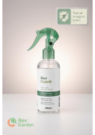 Rev Toprak Sineği Önleyici Bitkisel Sprey 200 Ml Neem Lavanta Limon Okaliptüs Yağı