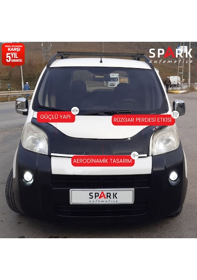 Citroren Nemo 2007-2016 Yılı Arası Uyumlu Kaput Rüzgarlığı 4mm