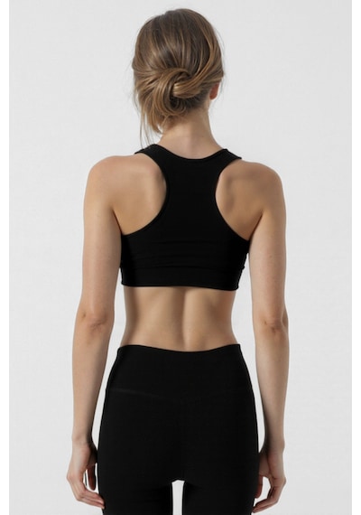 Vitrin Halter Yaka Spor Atlet Siyah