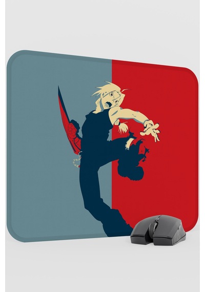 Fullmetal Alchemist Anime V4 - 48x40 Xl Gaming Kauçuk Kaymaz Taban Mouse Pad Fare Altlığı