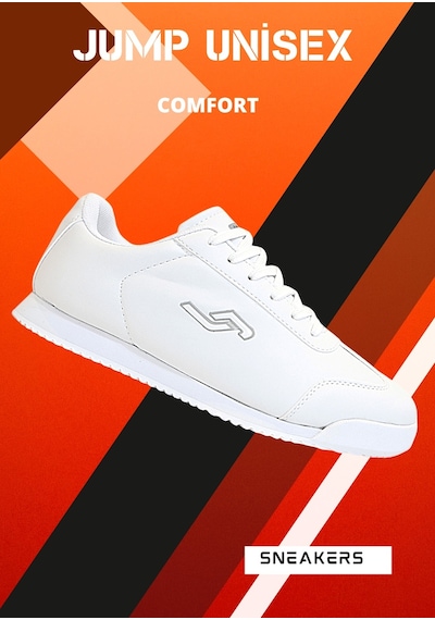Jump 1770-28165 Anatomik Tabanlı Unisex Sneakers Ayakkabı Beyaz Çok Renkli Jump 1770-28165 Anatomik Tabanlı Unisex Sneakers Ayakkabı Beyaz Çok Renkli