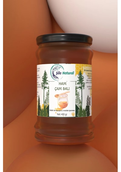 Çam Balı Cam Kavanoz 400 Gr - %100 Doğal Ham Çam Balı