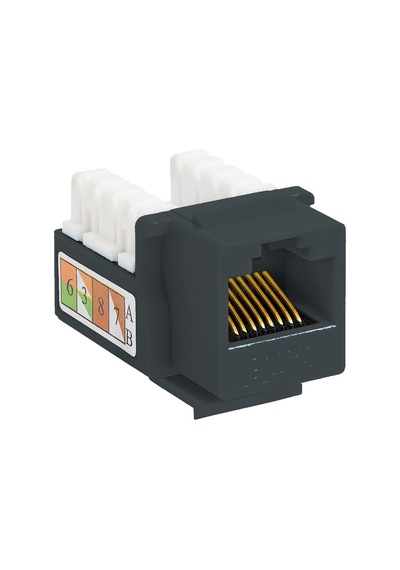 Hcs J6e-00874-bk Cat6 Utp Keystone Jack Siyah 5'li Paket