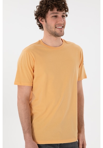 U.S. Polo Assn. Erkek Regular Fit Bisiklet Yaka Turuncu Basic Tişört 50305985-VR202