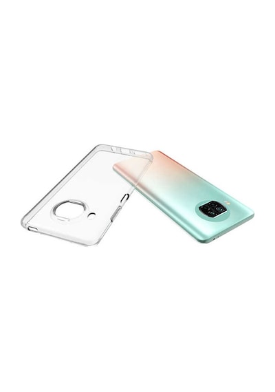 Xiaomi Redmi Note 9 Pro 5G Kılıf Şeffaf Silikon Hibrit Case Renksiz