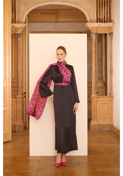 Senna Fıore Dress Fuşya Fuşya