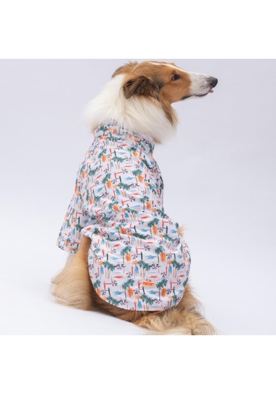 Palm Beach Orta Ve Büyük Irk Köpek Gömleği - Köpek Kıyafeti 15 Kg-45 Kg