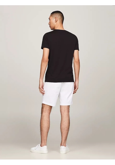 Tommy Hilfiger Erkek Core Tommy Logolu T-shirt - Siyah 347711