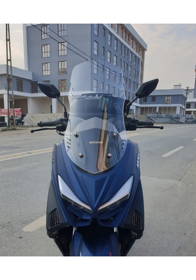 Motocam Arora Max T Ön Cam 2022-2026 Model 65cm Şeffaf Renkli 4mm Orta Boylu