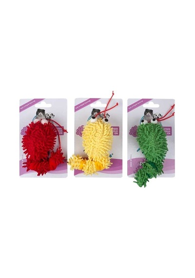 Polo Tırtıklı Peluş Kedi Oyuncağı 16 Cm