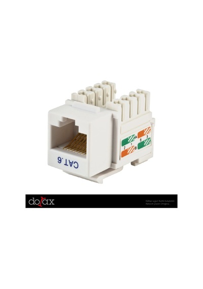 Dorax Cat-6 Utp Keystone Jack Adet