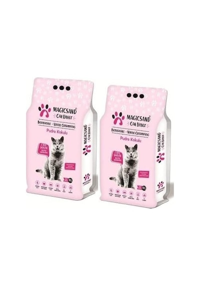 Pudra Kokulu Kedi Kumu 10 Lt 2 Adet