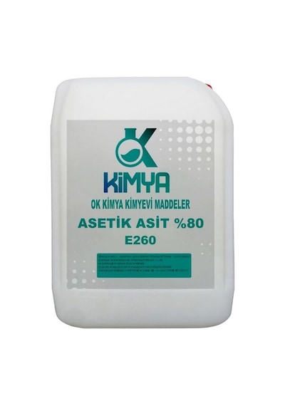 Ok Kimya Asetik Asit E260 %80 Sirke Ruhu 10 KG