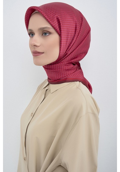 Armine Saf İpek Sura Eşarp-2026 İlkbahar-yaz- 952800d Kırmızı-pembe