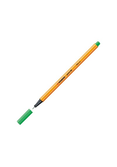 Stabilo Keçe Uçlu İnce Kalem 88 Point 0.4 Mm Zümrüt Yeşili 88/16 Çok Renkli