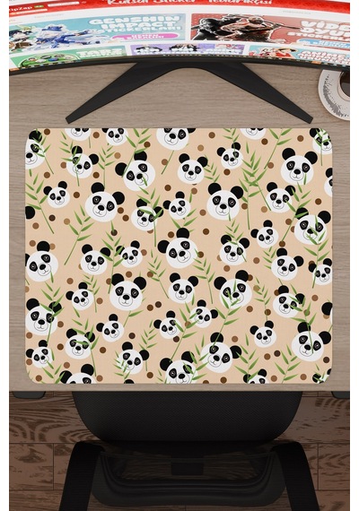 Panda Kaymaz Dikişli Kauçuk Oyuncu Mousepad V5 - 48x40 Xl Gaming Mouse Pad Fare Altlığı