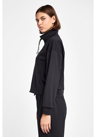 Lescon Kadın Antrenman Yarım Fermuarlı Sweatshirt 25b-2052 Siyah
