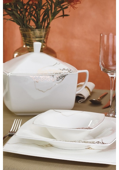 Karaca  Fine Pearl Era 62 Parça 12 Kişilik Yemek Takımı