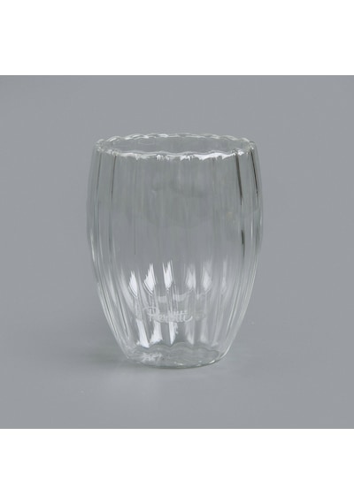 Perottii Stripe Çift Cidarlı Bardak - Şeffaf - 350 Ml Renkli