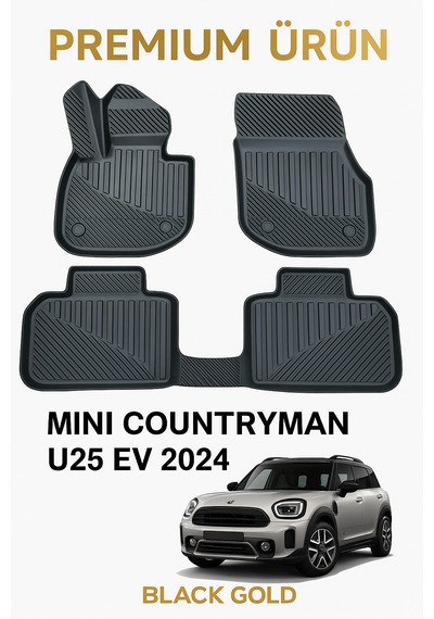 Mini Countryman U25 Ev 2024 Uyumlu 3d Oto Paspas Premium