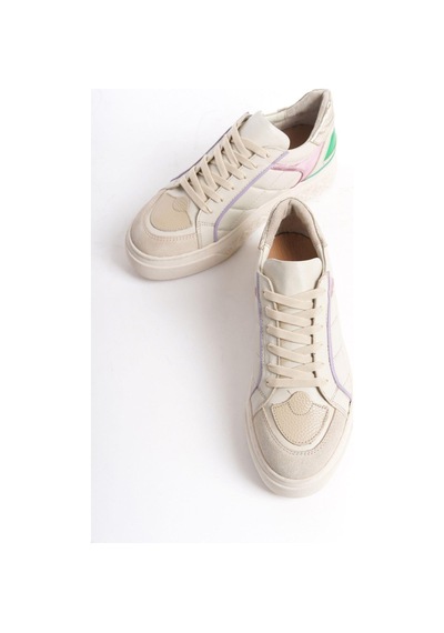 Mubiano Hakiki Deri Collection Kadın Spor Ayakkabı & Sneaker Bej -mcrgn6062-bj Bej