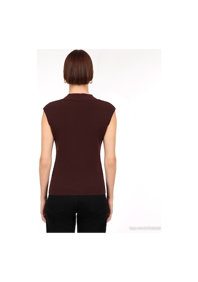 Yargıcı Regular V Yaka Yelek 26kkyl6009v 003 Kahverengi