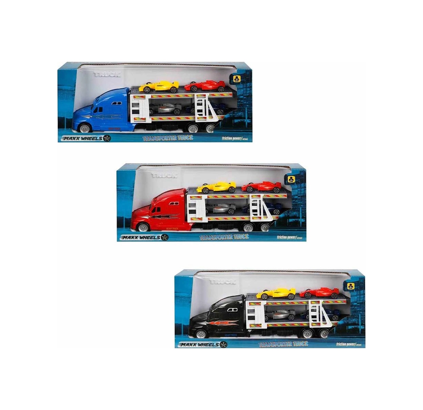 Mey İthalat 1:48 Maxx Wheels Transporter Tır 30 Cm.
