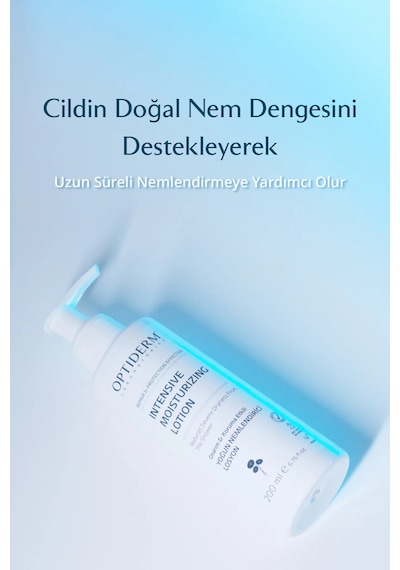 Optiderm Yoğun Nemlendirici Krem Onarım Ve Koruma Etkili Losyon 2