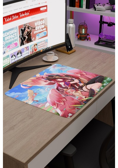 Chasca Genshin Impact Anime Gacha V5 - 48x40 Xl Gaming Mouse Pad Fare Altlığı