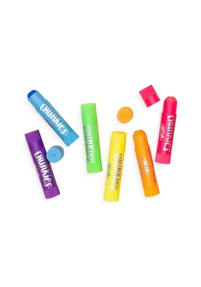 Ooly Chunkies Pastel Boya 6 Lı Neon Renkler 126-014 Çok Renkli