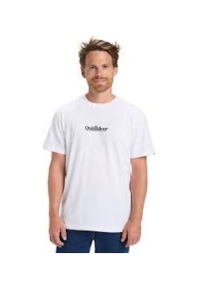 Quıksılver Fınelıne Erkek Bright White - Solid T-shırt Eqyzt08174-wbb0 Beyaz