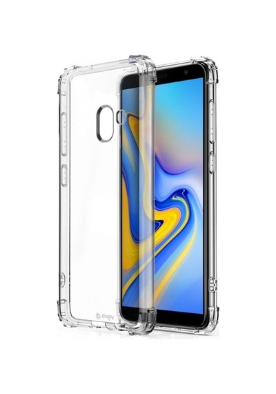 Blogy Galaxy J6 İle Uyumlu Crystal Fit Kılıf Crystal Clear
