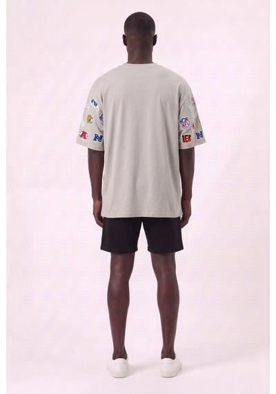 Blow Up Bengals Gri Oversize Erkek T-shirt 142873 SİYAH