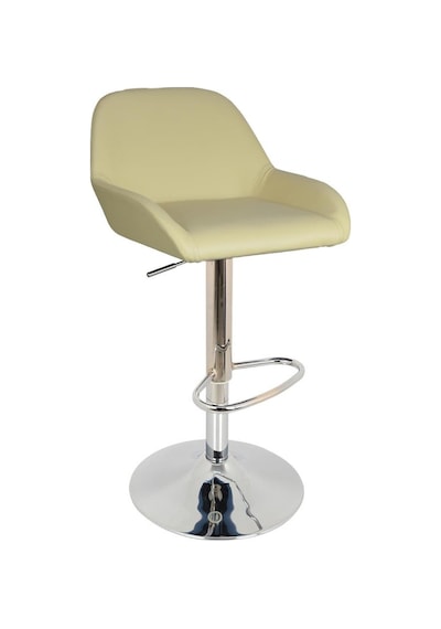 Bürocci Texas Bar Taburesi - Krem Deri - 9506S0115 Çok Renkli