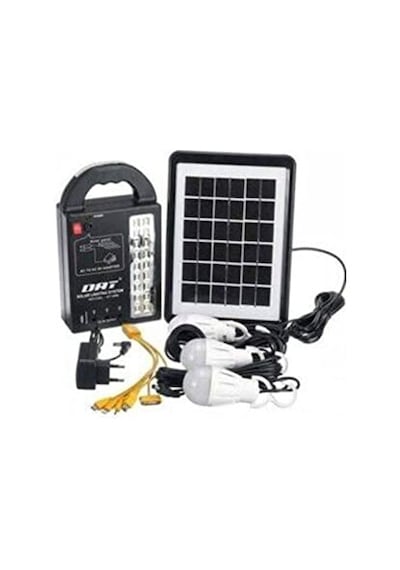 Dat At-999 Güneş Enerjili Solar Aydınlatma Cihazı 10 Parça Siyah