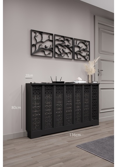 Dekoratif Petek Kaplama Modern Kalorifer Peteği Gizleme Ünitesi 11 Desen 9 Renk İç Ölçü 136 Cm Dış Ölçü 140 Cm Petek 136 Siyah D5 Dekoratif Petek Kaplama Modern Kalorifer Peteği Gizleme Ünitesi 11 Desen 9 Renk İç Ölçü 136 Cm Dış Ölçü 140 Cm Petek 136 Siyah D5