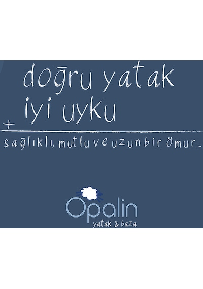 70 x 110 Tek Kişilik Yatak Opalin Aloevera Ortopedik Yaylı Yatak