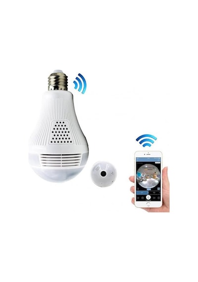 Ip Kamera 360 Derece Balıkgözü Panoramik Wifi P2P Ağ Ip Kamera