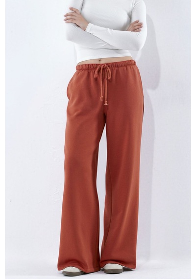 Hiccup Geniş Jogger Pantolon Kırmızı
