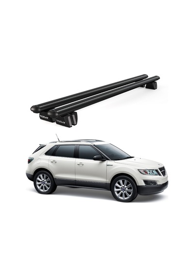 Pençe Saab 9 4x 2011-2012 Uyumlu Siyah Ara Atkı Port Bagaj Tavan Barı
