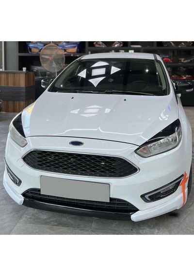 Ford Focus 3.5 2015-2018 Uyumlu Boyasız Mat Siyah Ön Ek Plastik