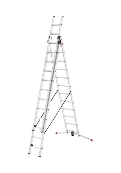 Hailo S100 Profilot 3x12 Basamaklı Alüminyum Merdiven