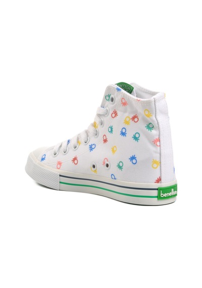 United Colors Of Benetton Beyaz Kadın Spor Ayakkabı Bn-30185 G Beyaz