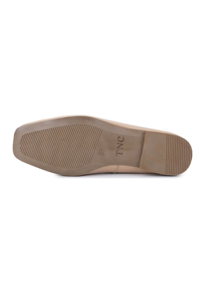 Tamer Tanca Kadın Hakiki Deri Bej Loafer Ayakkabı 1063 116-104 Bn Ayk Y25 Nude Dr Nude