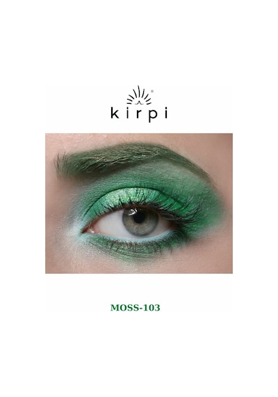 Kirpi Vegan- Yeşil Göz Kalemi / Moss Yeşil Siyah