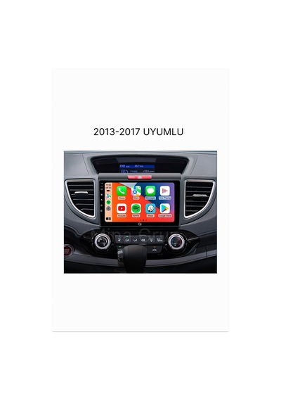 Snp Serisi Honda Crv 2013 İle 2017 Uyumlu 9 İnç Android Multimedya Sistemi 6-128 Gb Hafıza Carplay Android Auto Ve Geri Görüş Kamerası 9"