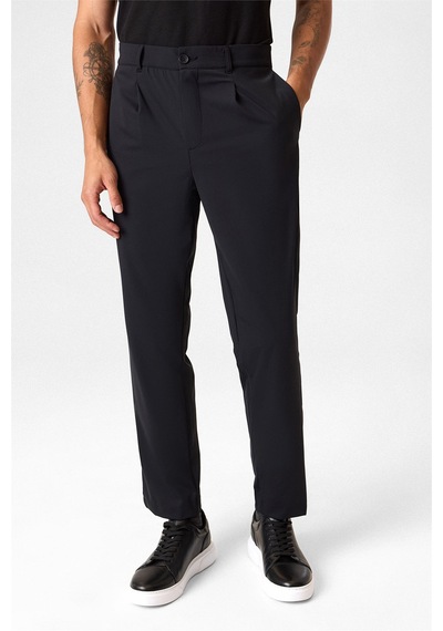 Back And Bond Siyah Slim Fit Örme Jogger Pantolon Çok Renkli