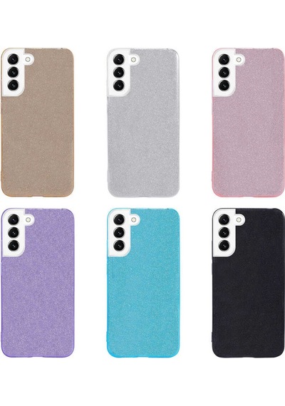 Samsung Galaxy Uyumlu S22 Plus Kılıf Zore Shining Silikon