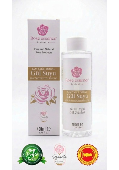 Rose Essence Exclusive Tam Yağlı Gül Suyu 400 ML